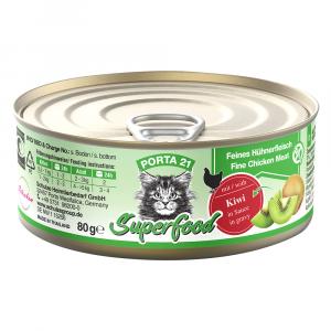 Porta 21 Superfood, 6 x 80 g - Kurczak z kiwi