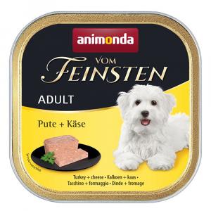 Animonda vom Feinsten Adult 22 x 150 g - Z indykiem i serem