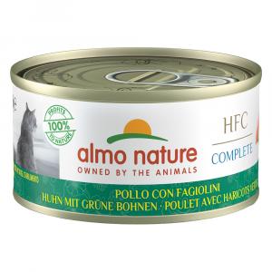 Pakiet Almo Nature HFC Complete, 24 x 70 g - Kurczak z zieloną fasolką