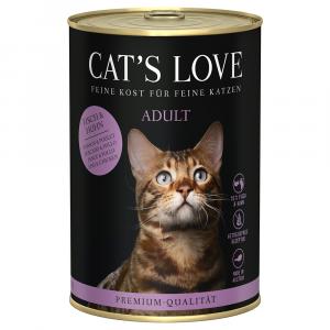 Cat's Love, 6 x 400 g - Ryba i kurczak