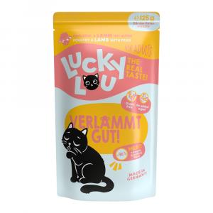 Lucky Lou Adult, 16 x 125 g - Drób i jagnięcina