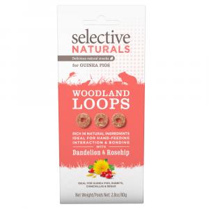 Selective Naturals Woodland Loops dla świnek morskich - 80 g