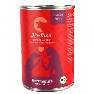 Herrmann's Classic Menu / Bio-Menu, 6 x 400 g - Biowołowina z biobatatami