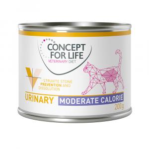 Concept for Life Veterinary Diet Urinary Moderate Calorie, kurczak - 24 x 200 g