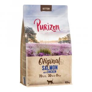 Dwupak Purizon karma dla kota, 2 x 6,5 kg - Kitten, łosoś i kurczak - bez zbóż