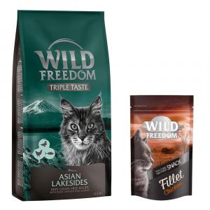 6,5 kg Wild Freedom, karma sucha dla kota + Wild Freedom Filet Snacks, kurczak, 100 g gratis! - „Asian Lakesides” - receptura bezzbożowa