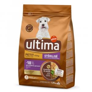 Ultima Dog Mini Sterilized, kurczak - 1,35 kg