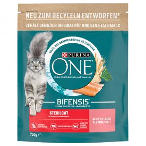 PURINA ONE Sterilcat, łosoś - 2 x 750 g