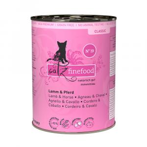 Korzystny pakiet catz finefood, 12 x 400 g - Jagnięcina z koniną