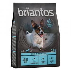 15% taniej! Briantos, karma sucha, 2 x 1 kg - Adult Mini, łosoś z ziemniakami, bez zbóż
