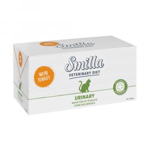 14 + 2 gratis! Smilla Veterinary Diet, 16 x 100 g - Urinary, indyk