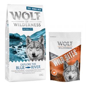 Wolf of Wilderness, sucha karma dla psa, 12 kg + przysmak Wild Bites, 180 g gratis! - \