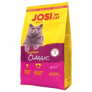 JosiCat Sterilised Classic, łosoś - 2 x 650 g