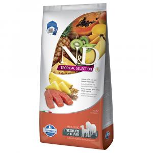 N&D Dog Tropical Selection Adult Medium/Maxi, łosoś - 2 x 10 kg