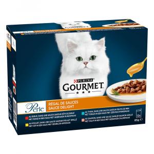 Gourmet Perle Wybór dań mieszanych, w sosie, 12 x 85 g - Przyjemność w sosie