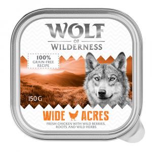 Wolf of Wilderness MINI Adult, tacki 6 x 150 g - Wide Acres, kurczak