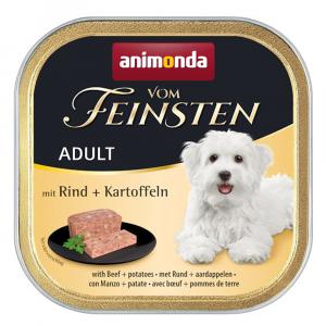 Animonda vom Feinsten Adult 22 x 150 g - Z wołowiną i ziemniakami