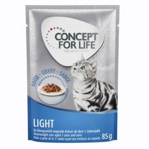 Korzystny pakiet mieszany Concept for Life w galarecie i w sosie, 24 x 85 g  - Light