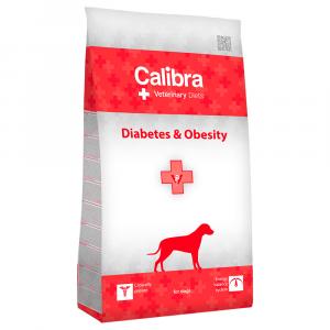 Calibra Veterinary Diet Dog Diabetes & Obesity, drób - 2 x 12 kg