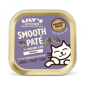 Korzystny pakiet Lily's Kitchen Smooth Paté Selection dla kotów seniorów, 38 x 85 g - Kurczak