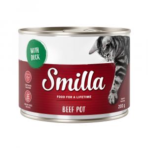 Smilla Puszki z wołowiną, 6 x 200 g - Wołowina z kaczką