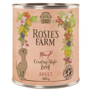 Pakiet Rosie's Farm Adult, 12 x 800 g - Wołowina
