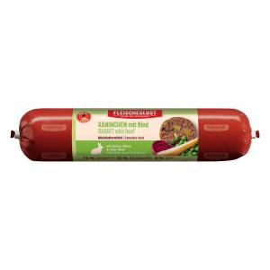 Fleischeslust Classic, 6 x 800 g - Królik i wołowina z groszkiem, gruszką i burakiem