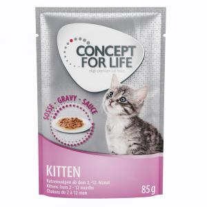 Concept for Life Kitten w sosie - 24 x 85 g
