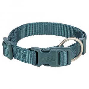 Trixie Premium obroża dla psa, petrol - Rozmiar S - M: obw. szyi 30-45 cm, szer. 15 mm