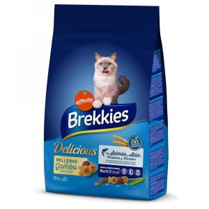 Brekkies Feline Delicious, ryba - 2 x 3 kg