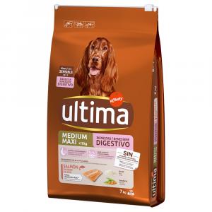 Ultima Medium / Maxi Sensitive, łosoś - 2 x 7 kg