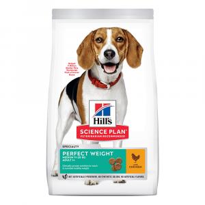 Dwupak Hill's - Adult 1+ Perfect Weight Medium, kurczak, 2 x 12 kg