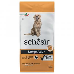 Schesir Dog Large Adult, kurczak - 12 kg