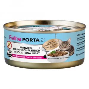 Korzystny pakiet Feline Porta 21, 12 x 156 g - Tuńczyk ze szprotkami