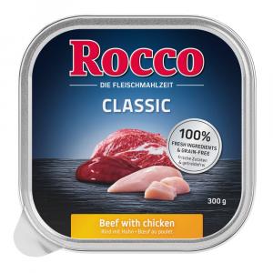 Rocco Classic tacki, 9 x 300 g - Wołowina i kurczak