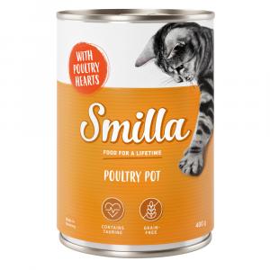 Puszka Smilla w super cenie! - Drób z sercami drobiowymi (1 x 400 g)