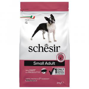 Schesir Dog Small Adult z szynką - 2 x 2 kg