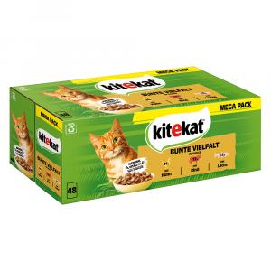 Kitekat w saszetkach, 48 x 85 g - Kolorowa różnorodność w sosie