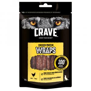 Crave Proteinowy wrap dla psów - Kurczak, 10 x 50 g