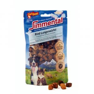 DeliBest Simmental, kosteczki z płuc wołowych - 4 x 60 g