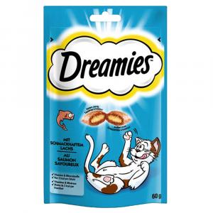 Pakiet próbny Dreamies przysmaki dla kota, 4 x 60 g - Z mięsem