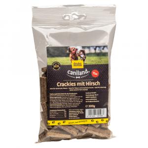 Caniland Crackies - Jeleń, 3 x 200 g