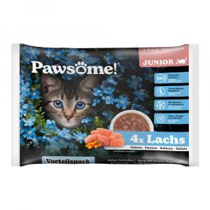 Pawsome Junior, 4 x 85 g - Łosoś