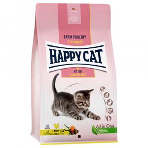 Happy Cat Young Kitten, drób wiejski - 4 kg