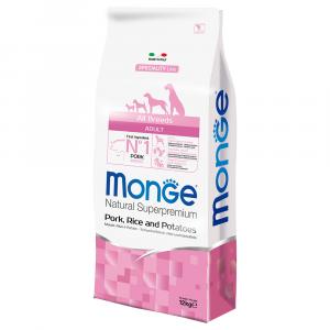 Monge Superpremium All Breeds Adult Wieprzowina, Ryż i Ziemniaki - 2 x 12 kg