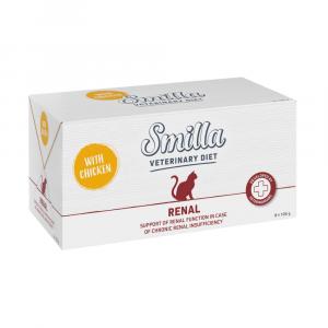 14 + 2 gratis! Smilla Veterinary Diet, 16 x 100 g - Renal, kurczak