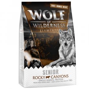 2 + 1 kg gratis! Wolf of Wilderness, 3 x 1 kg - Senior \