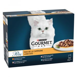 Gourmet Perle Wybór dań mieszanych, w sosie, 12 x 85 g - Duet wiejskie smaki