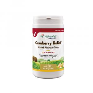 NaturVet Cranberry Relief - 120 tabletek do żucia