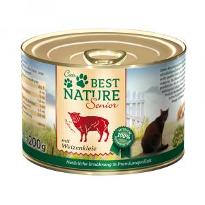 Best Nature Cat Senior, 6 x 200 g - Jagnięcina